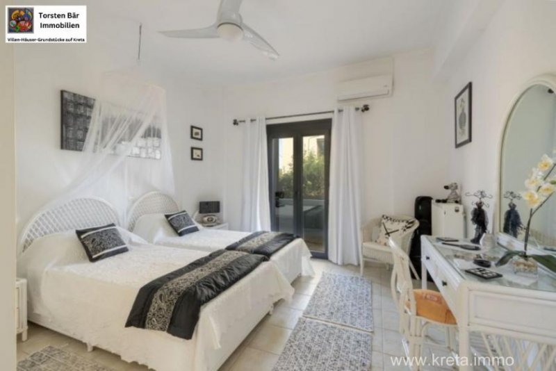 Rethymno Kreta, Agia Triada Villa mit Panoramablick auf das Meer Haus kaufen